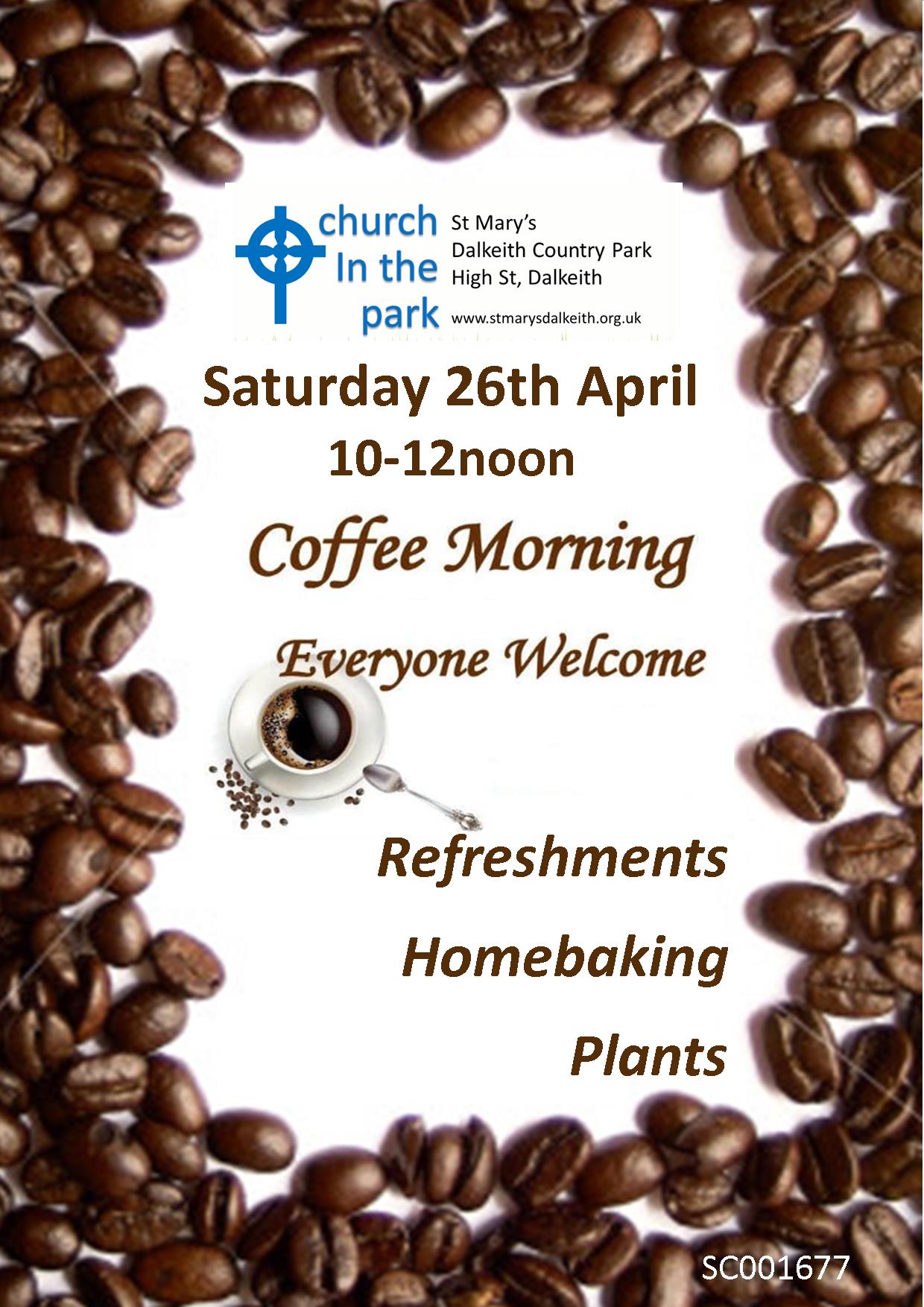 Coffee Morning Poster St Mary S Dalkeith